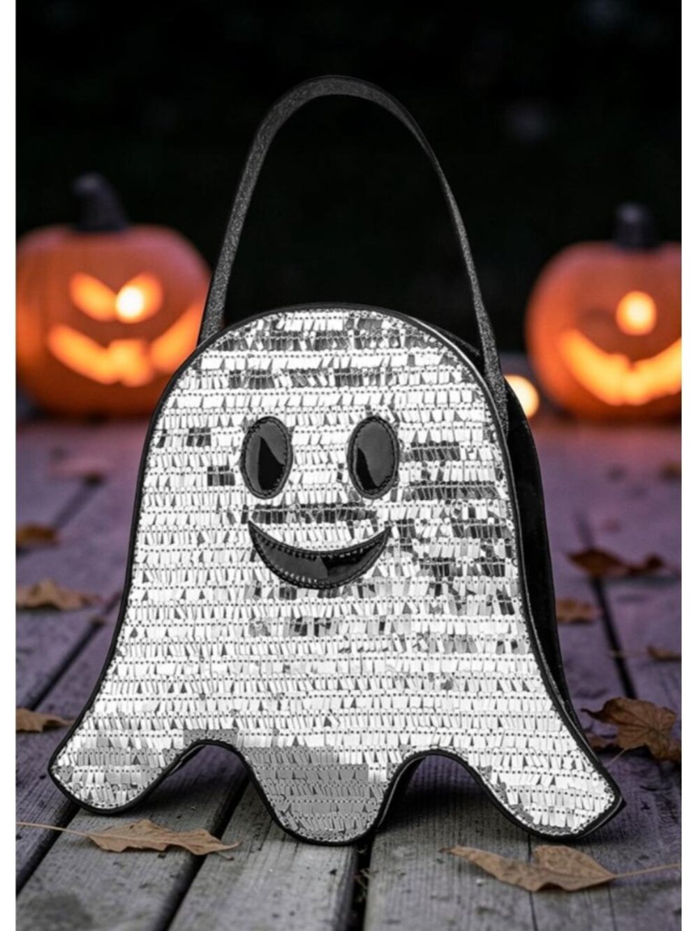 2026  Baublebar Halloween Trick or Treat Bag Tote Ghost-Brand New!